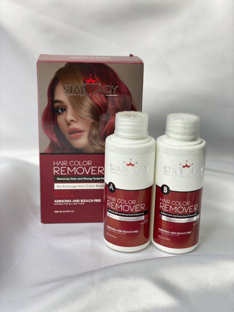 دکالر و ریموور رنگ مو استار لیدی