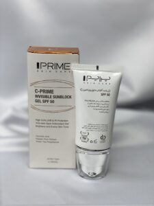 ژل ضدآفتاب شفاف پریم حاوی ویتامین C با SPF 50